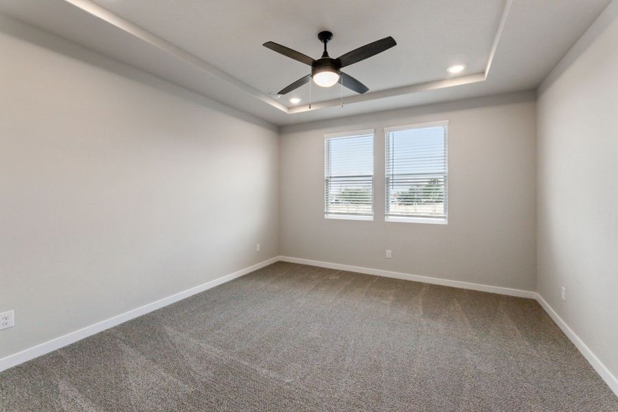 Representative unfurnished interior of a home built from the Pecos by Hakes Brothers in Highland Ridge, New Braunfels (Image 30).