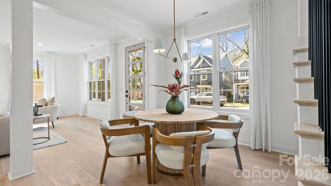 Furnished interior view inside a new home in , Charlotte (Image 11).