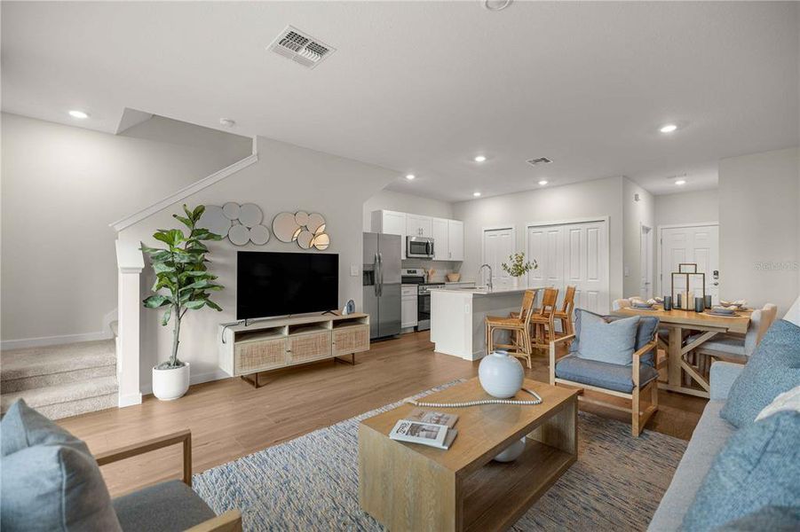 Furnished interior view inside a new home in , Ocala (Image 21). Furnished interior view inside a new home in , Ocala (Image 21).