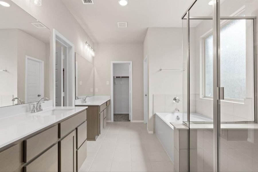 Representative furnished interior of a home built from the Basswood II Sunterra 50s by Brohn Homes in Sunterra, Katy (Image 12). Representative furnished interior of a home built from the Basswood II Sunterra 50s by Brohn Homes in Sunterra, Katy (Image 12).