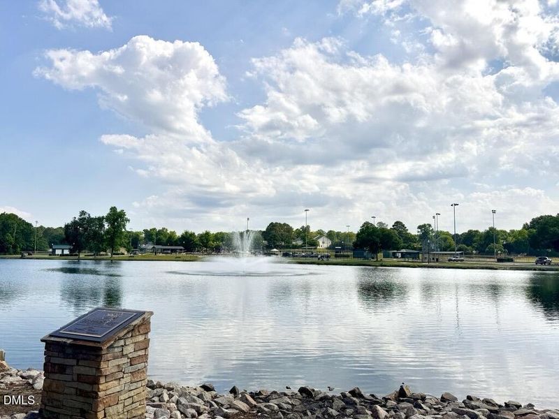 DT Angier Pond and Fountain DT Angier Pond and Fountain