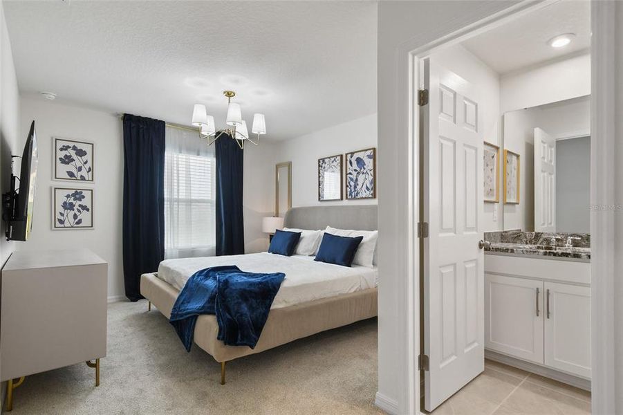 Furnished interior view inside a new home in , Kissimmee (Image 5).