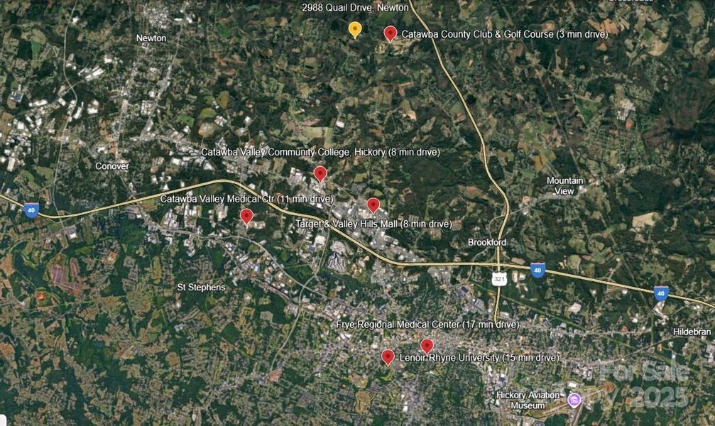 Easy access to Hwy 321, I-40; just minutes from all Hickory has to offer!!