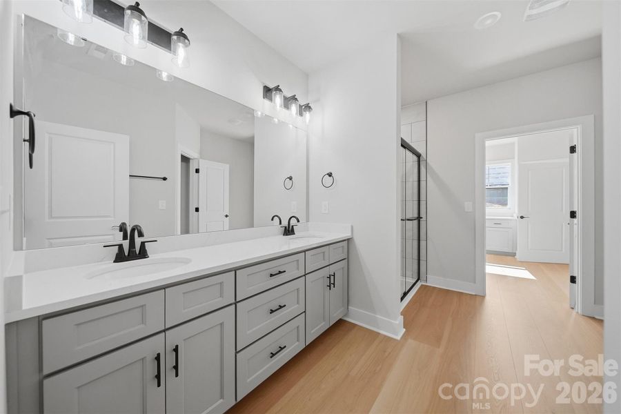 Furnished interior view inside a new home in , Morganton (Image 15).
