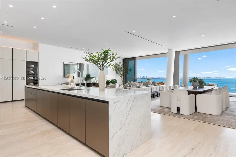 Furnished interior view inside a new home in , Miami (Image 13).
