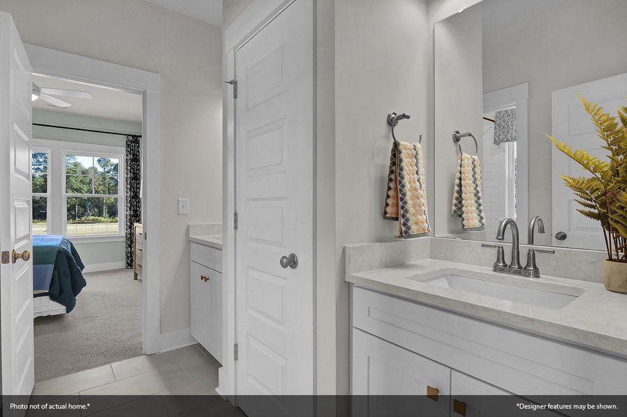 Furnished interior view inside a new home in Pineland Preserve, Summerville (Image 28).