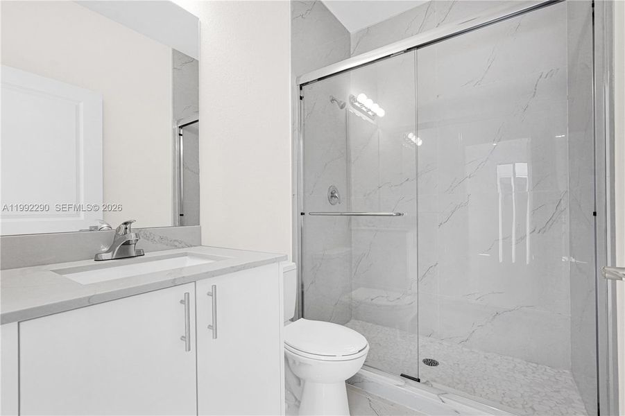 Furnished interior view inside a new home in , Miami (Image 19).