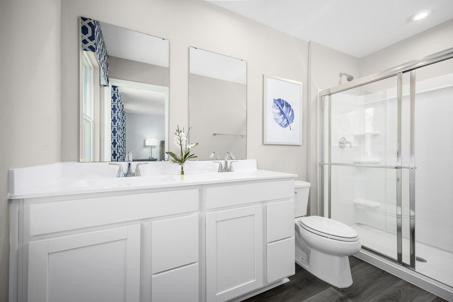 Furnished interior view inside a new home in Somerset, Santee (Image 13).