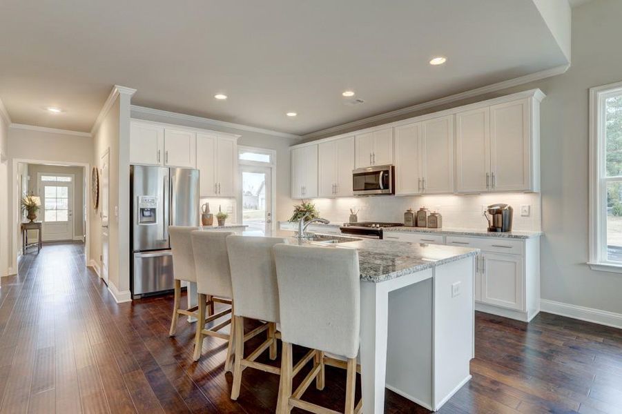 Furnished interior view inside a new home in Terraces at Paravel, Acworth (Image 27).