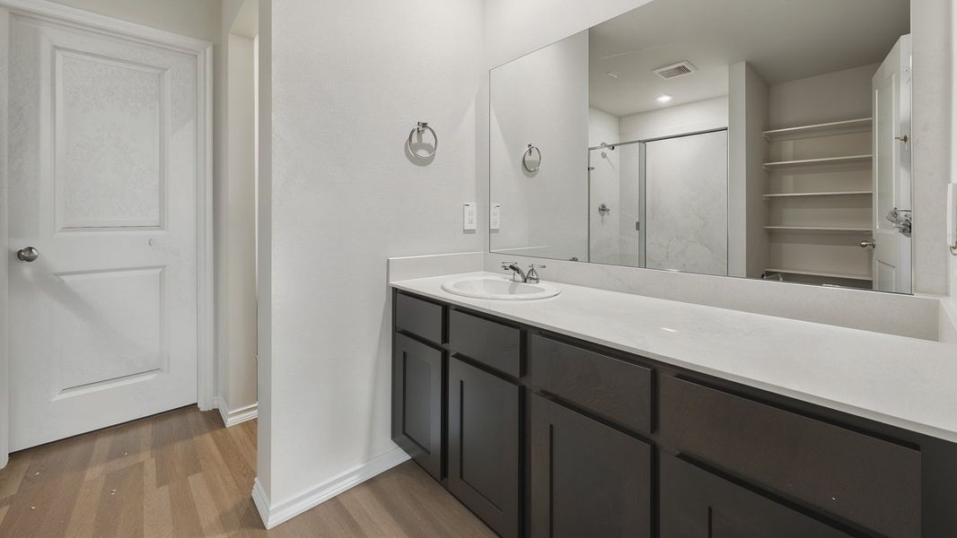 Furnished interior view inside a new home in Frontier Pointe, Princeton (Image 4).