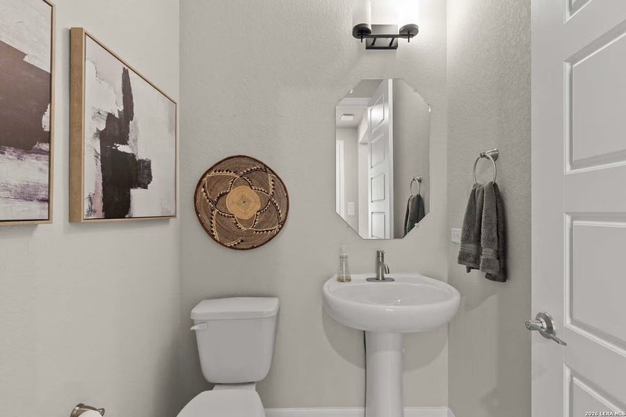 Furnished interior view inside a new home in Potranco Oaks, Castroville (Image 18). Furnished interior view inside a new home in Potranco Oaks, Castroville (Image 18).