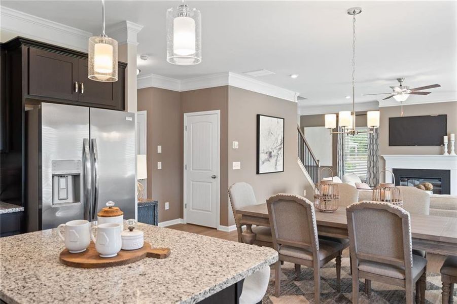 Furnished interior view inside a new home in Hawks View, Ringgold (Image 13).