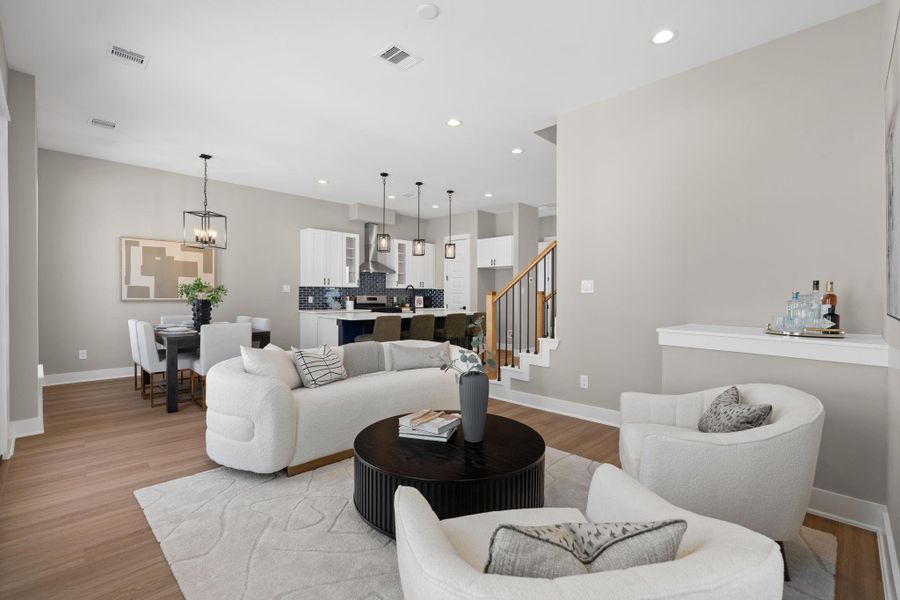 Furnished interior view inside a new home in , Houston (Image 17).