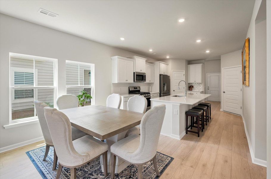 Furnished interior view inside a new home in Horizons at Summers Corner | 55+, Summerville (Image 14).