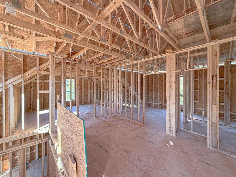 In-progress construction of a new home in Ashbury Commons, Powder Springs, GA (Image 46).