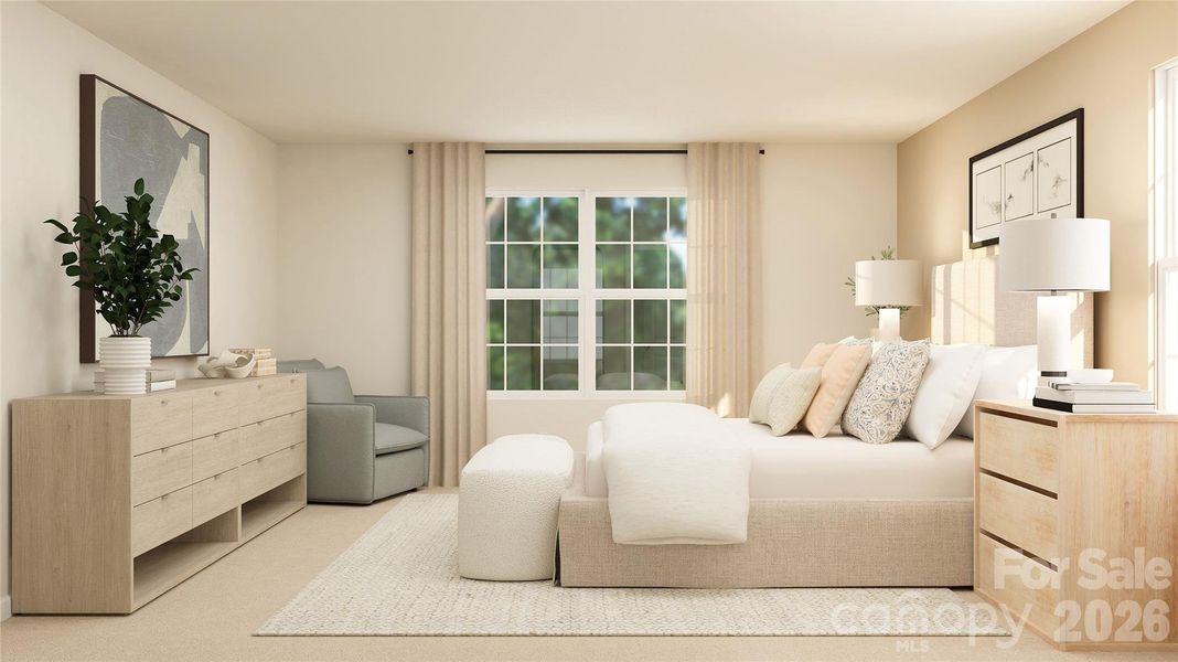 Furnished interior view inside a new home in Redhawk, Belmont (Image 12).