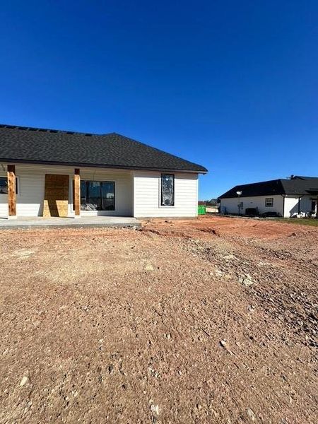 Exterior details and patio area of a home in , Bluff Dale (Image 13).