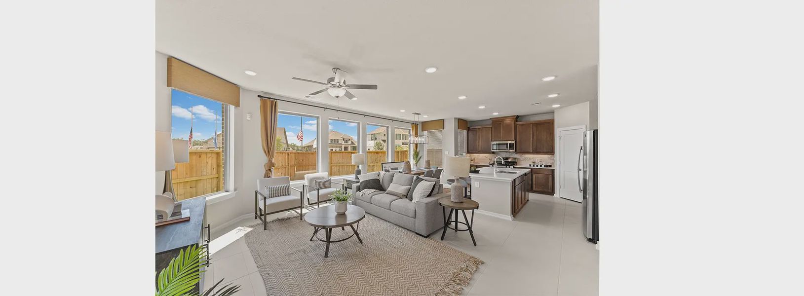 Representative furnished interior of a home built from the Capeside by Chesmar Homes in Balmoral, Humble (Image 5). Representative furnished interior of a home built from the Capeside by Chesmar Homes in Balmoral, Humble (Image 5).