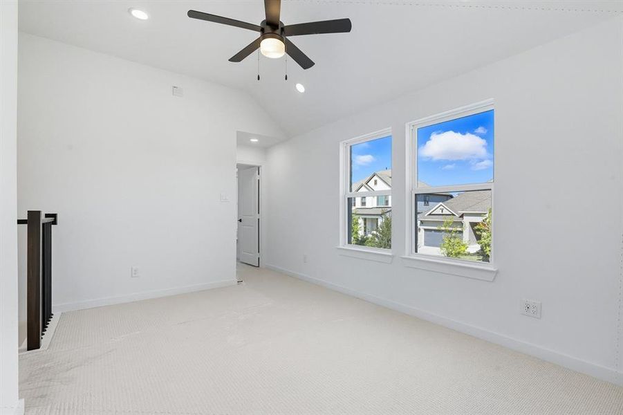Spacious, unfurnished interior of a new home in Walsh: Townhomes - The Patios, Aledo (Image 18). Spacious, unfurnished interior of a new home in Walsh: Townhomes - The Patios, Aledo (Image 18).
