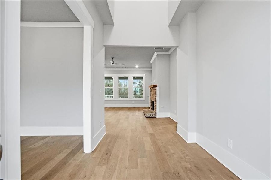 Spacious, unfurnished interior of a new home in Old Town Estates, Monroe (Image 68). Spacious, unfurnished interior of a new home in Old Town Estates, Monroe (Image 68).
