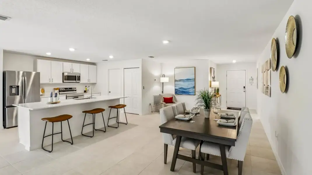 Representative furnished interior of a home built from the Marigold by Maronda Homes in Palm Bay, Palm Bay (Image 12).