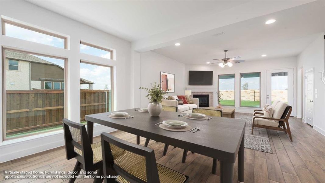 Furnished interior view inside a new home in Trinity Falls 45', McKinney (Image 9). Furnished interior view inside a new home in Trinity Falls 45', McKinney (Image 9).