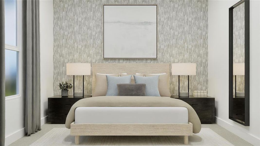 Furnished interior view inside a new home in , Pilot Point (Image 15).