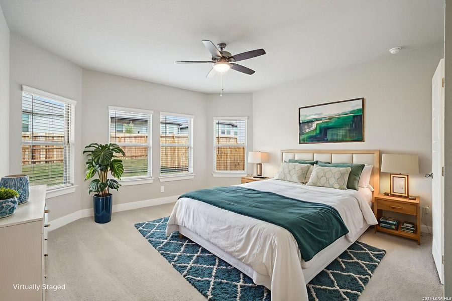 Furnished interior view inside a new home in Lark Canyon, New Braunfels (Image 6).