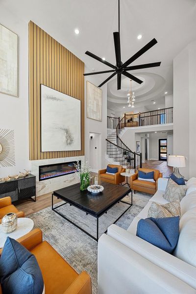 Furnished interior view inside a new home in Lago Mar, Texas City (Image 7).