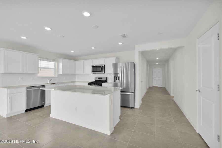 Furnished interior view inside a new home in Wells Landing, Jacksonville (Image 4).