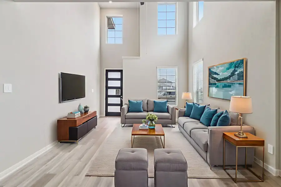 Furnished interior view inside a new home in Legendary Trails - Premier Series, Cibolo (Image 4).