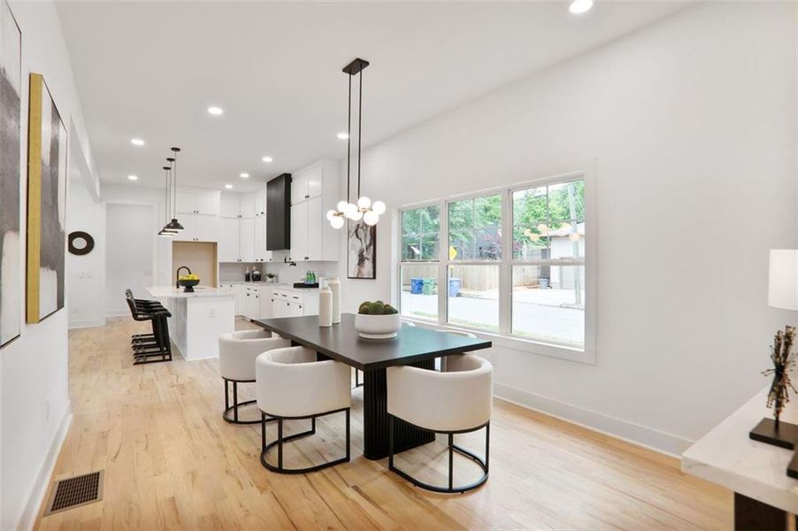 Furnished interior view inside a new home in , Atlanta (Image 5).