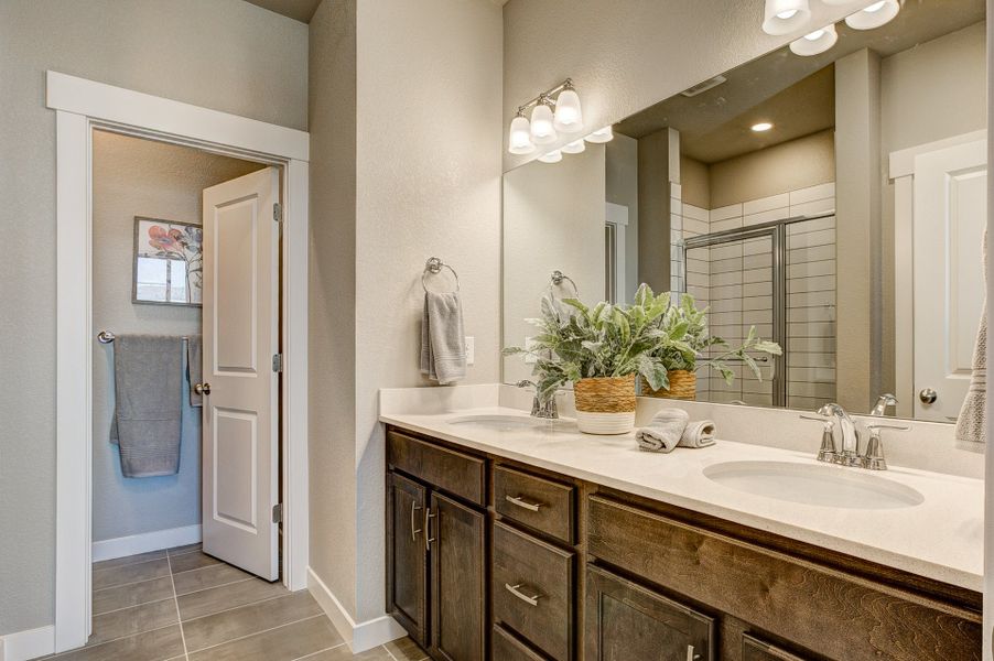 Representative furnished interior of a home built from the The Eldorado by Landmark Homes in The Lakes at Centerra, Loveland (Image 24). Representative furnished interior of a home built from the The Eldorado by Landmark Homes in The Lakes at Centerra, Loveland (Image 24).