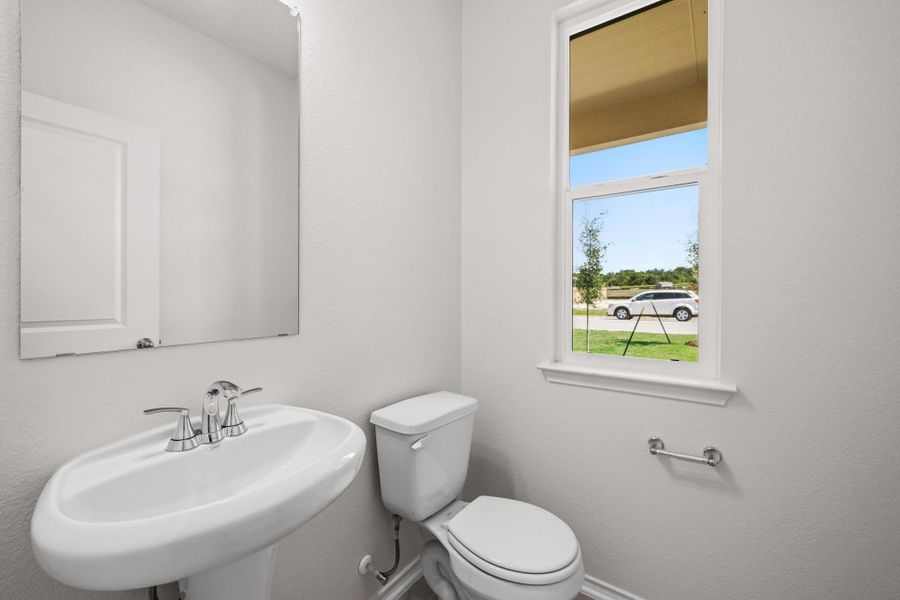 Furnished interior view inside a new home in Sonterra - Cool Water, Jarrell (Image 8).