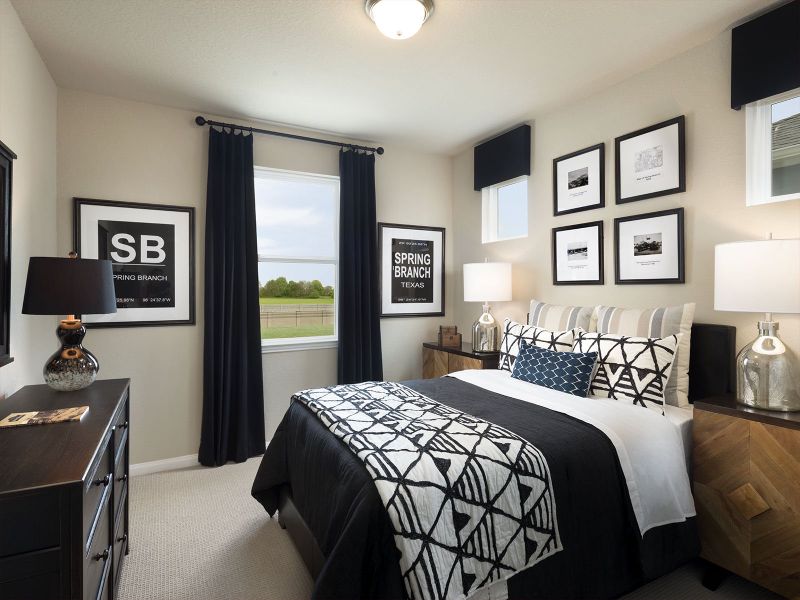 Furnished interior view inside a new home in Spring Brook Village - City Series, Houston (Image 5).