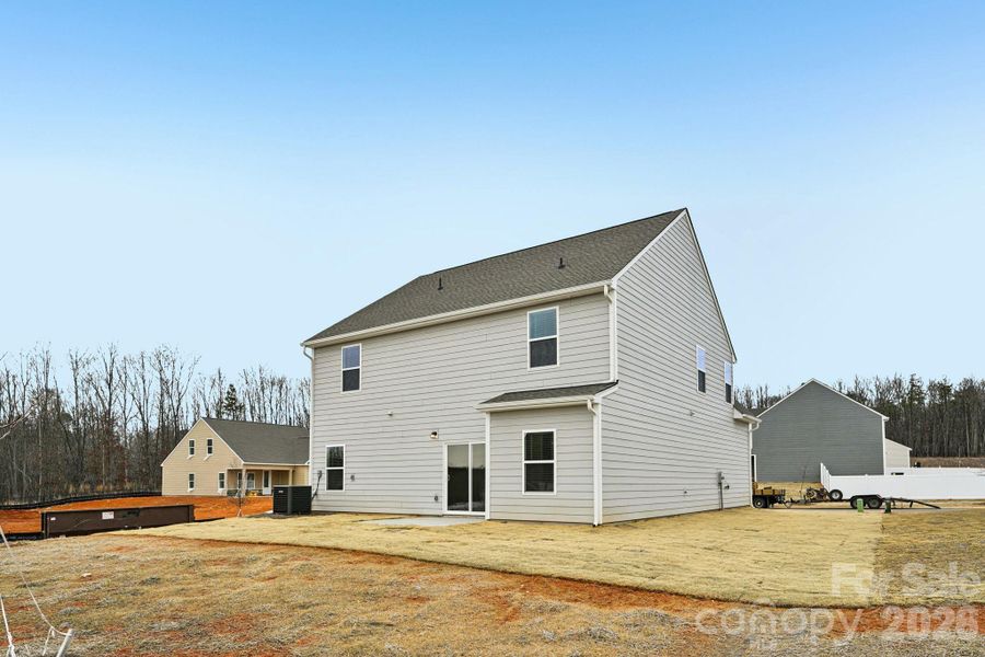 Exterior details and patio area of a home in Colonial Crossing, Troutman (Image 3). Exterior details and patio area of a home in Colonial Crossing, Troutman (Image 3).