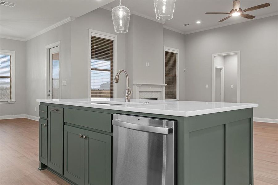 Furnished interior view inside a new home in , Woodway (Image 7). Furnished interior view inside a new home in , Woodway (Image 7).