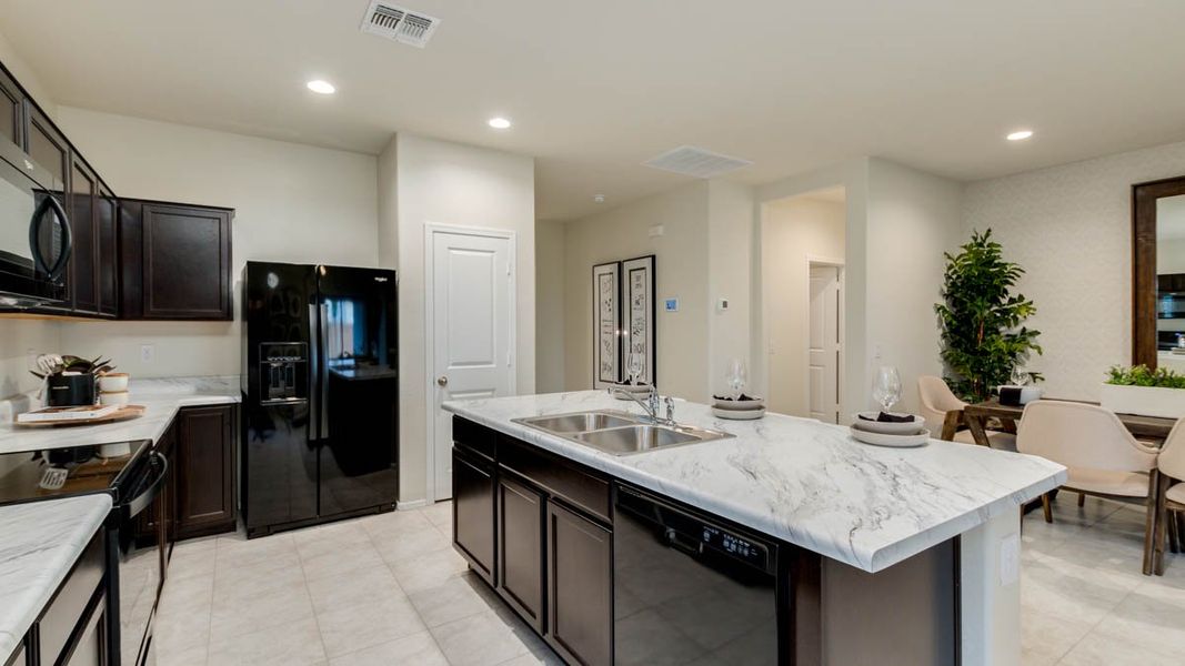 Representative furnished interior of a home built from the Hummingbird by D.R. Horton in Rio Rancho Estates, Surprise (Image 8). Representative furnished interior of a home built from the Hummingbird by D.R. Horton in Rio Rancho Estates, Surprise (Image 8).