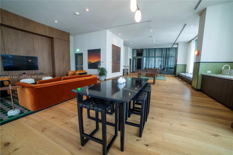 Furnished interior view inside a new home in , Miami (Image 15).