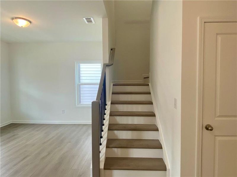Spacious, unfurnished interior of a new home in Eastlyn Crossing, Flowery Branch (Image 21). Spacious, unfurnished interior of a new home in Eastlyn Crossing, Flowery Branch (Image 21).