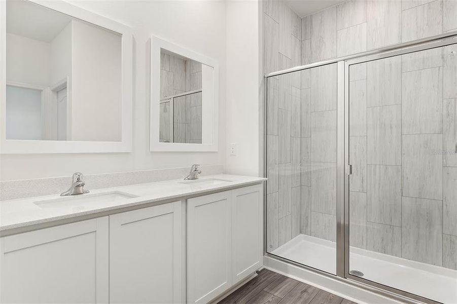 Furnished interior view inside a new home in Peach Crossings, Winter Haven (Image 10).