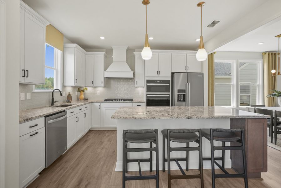 Beautiful Open Kitchen with Island