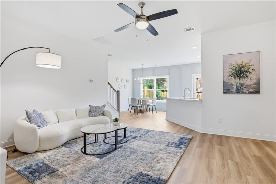 Furnished interior view inside a new home in , Ball Ground (Image 33).