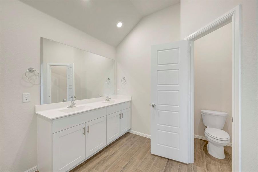 Furnished interior view inside a new home in The Preserve, Justin (Image 8).