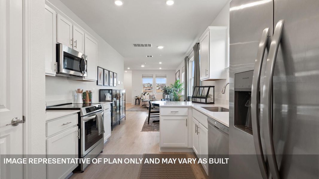 Furnished interior view inside a new home in Avery Centre, Round Rock (Image 13).