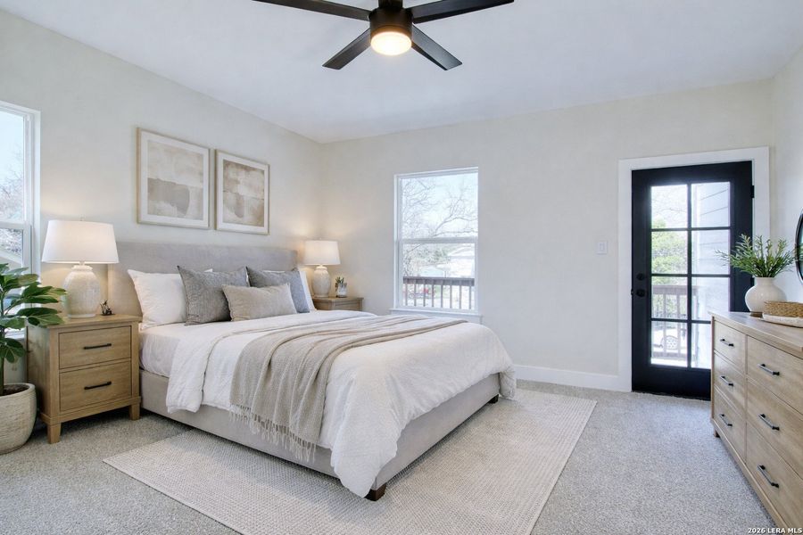 Furnished interior view inside a new home in , San Antonio (Image 10).