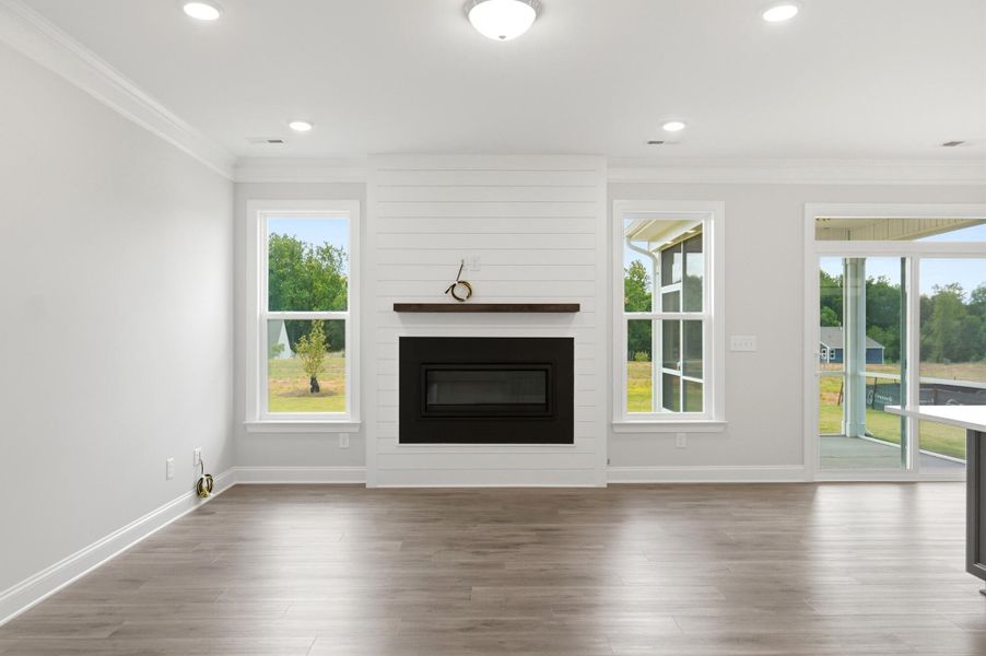 Spacious, unfurnished interior of a new home in Enclave at Riverdale, Huntersville (Image 14). Spacious, unfurnished interior of a new home in Enclave at Riverdale, Huntersville (Image 14).