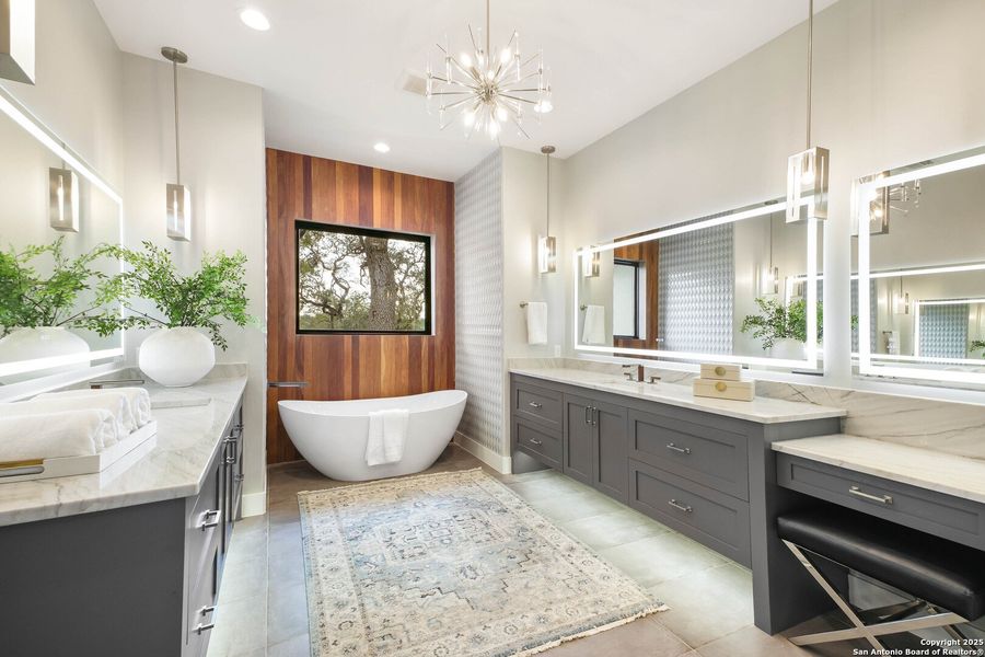 Furnished interior view inside a new home in , Bulverde (Image 8).