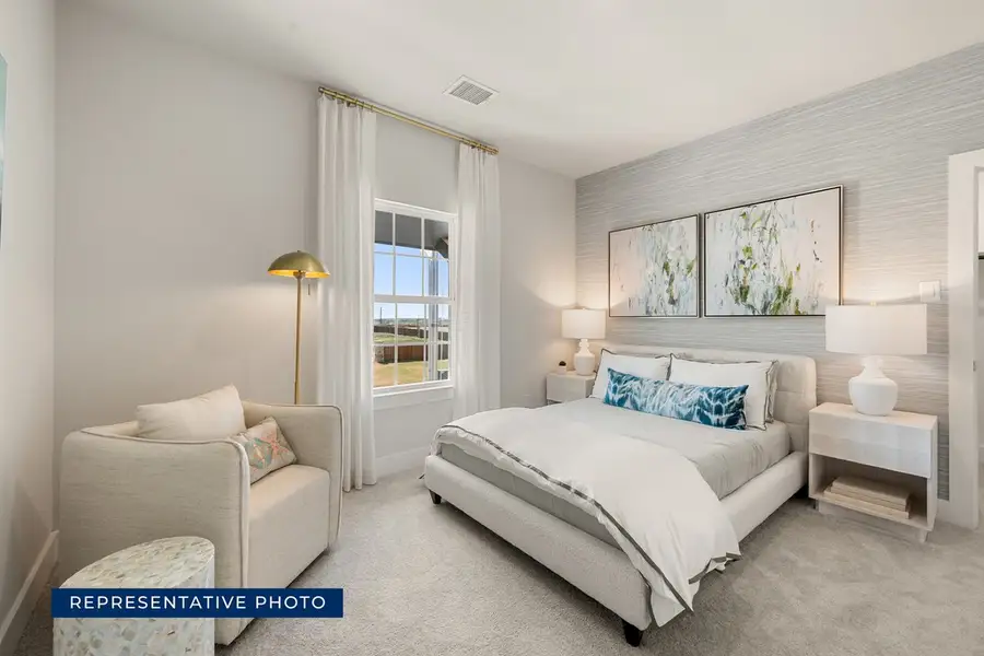 Representative furnished interior of a home built from the Harrison F by First Texas Homes in Oaklawn, Van Alstyne (Image 16).