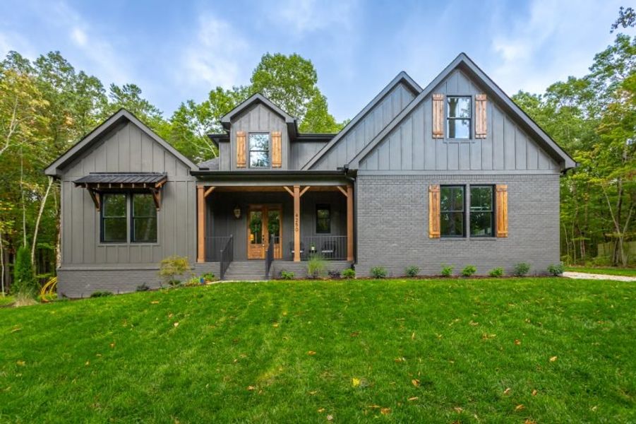 Representative exterior photo of a completed home built from the Winterbrook B by Riverstone Construction, LLC in Jasper Highlands, Guild, TN (Image 28). Representative exterior photo of a completed home built from the Winterbrook B by Riverstone Construction, LLC in Jasper Highlands, Guild, TN (Image 28).